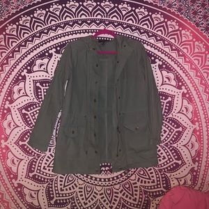 Women’s green cargo jacket size S
